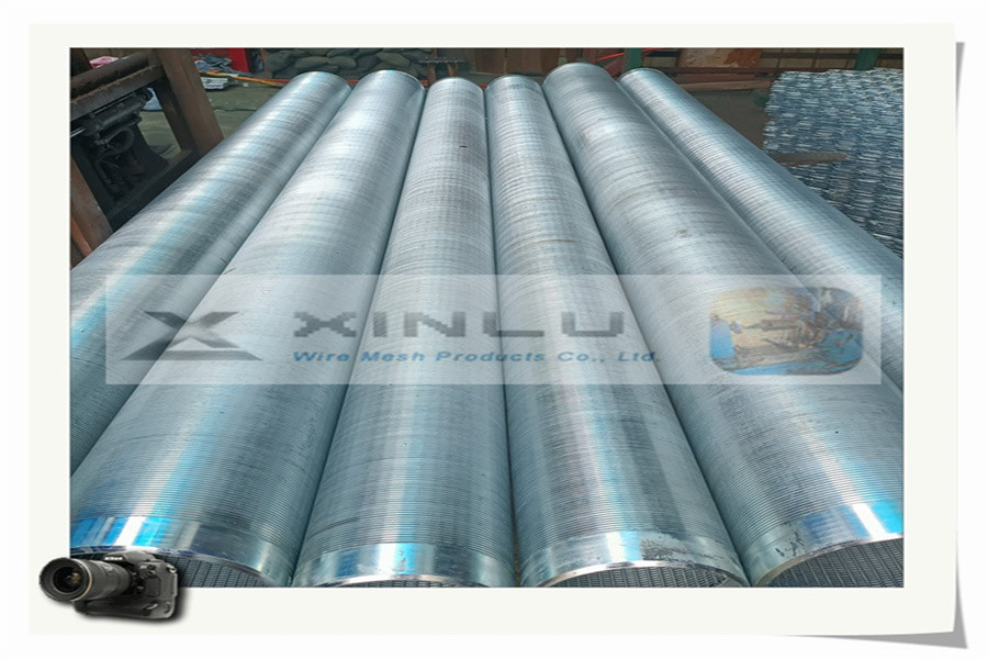 Wedge Wire V Wire Screen Pipe Galvanized Zinc Plated For Liquid