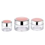 Round Cream Packaging Jar 20g Acrylic Material UV Printing 50mm Width