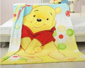 Quality Custom Kids Plush Screen Printed Blanket , Cute Flannel Baby Blanket Anti - Pilling wholesale
