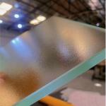 Frosted Acid Etched Glass Suede Textured Tempered Decreration