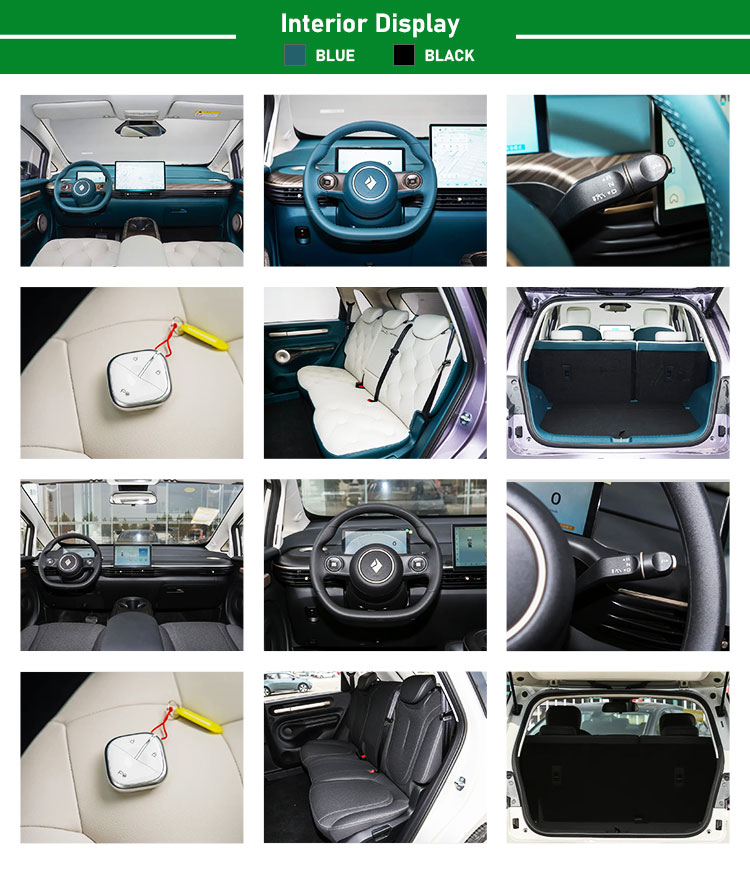 Max. Speed 150km/h Wuling Baojun Cloud Electric Cars with 460km Range and Lithium Iron Phosphate Battery