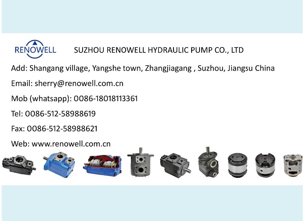 20V 25V 35V 45V Rotary Vickers Vane Pump For Plastic Injection Machinery