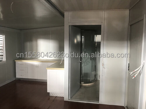 Main structure Galvanized Steel Square Tubes Prefabricated Tiny Container House in Customized Color for Outdoor Living