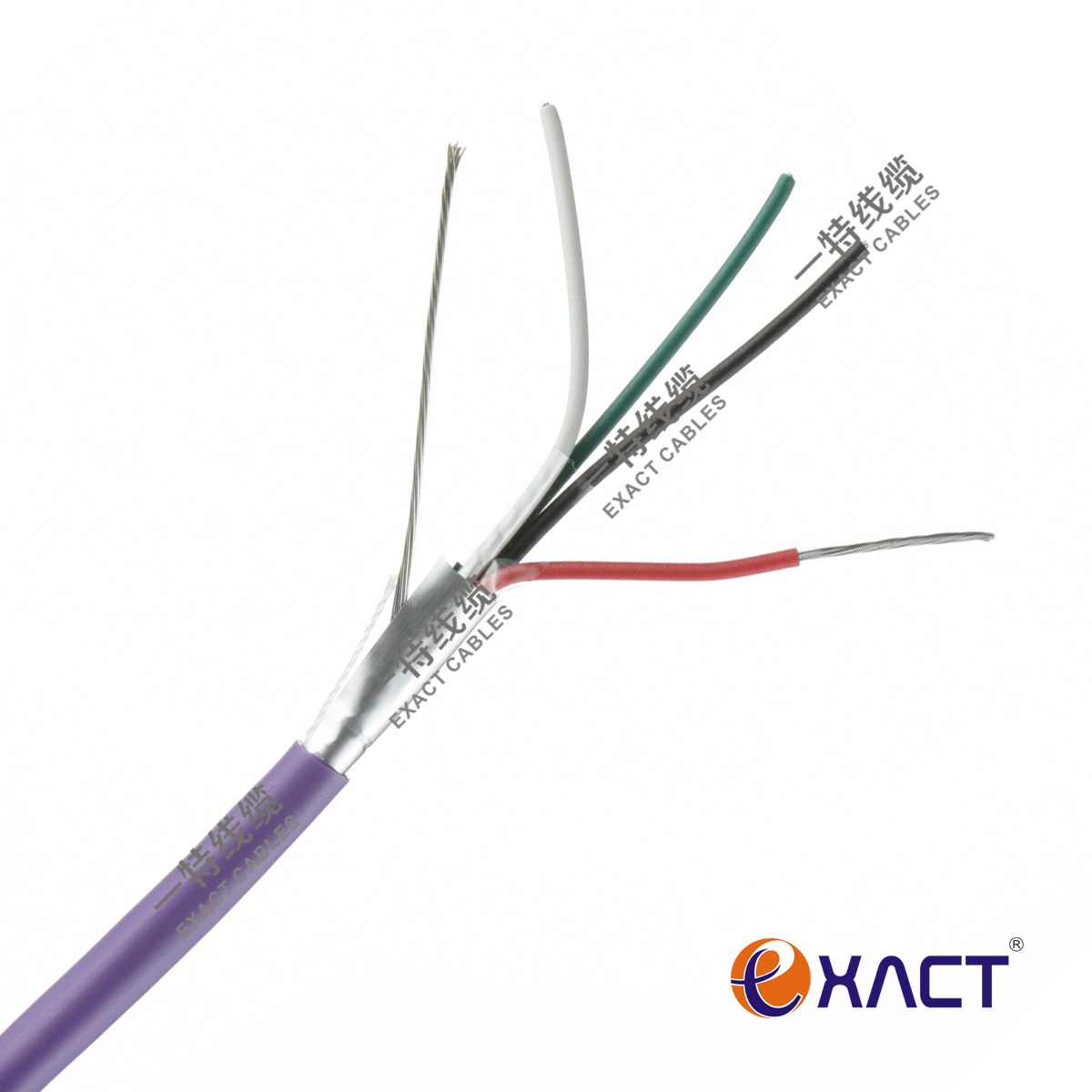 12x0.22mm2 TCCAM Conductor PVC Insulation and Jacket Alarm Signal Cable with 2 Cores