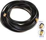 SMA Female Right Angle Rf Cable Connector Bulkhead To SMA Male RG58 50cm