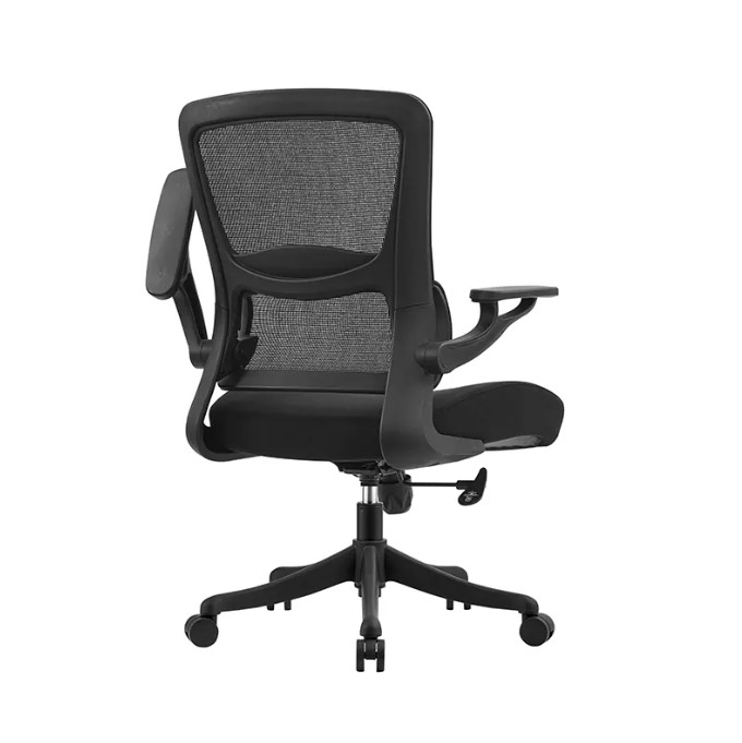 Ergonomic Office Chairs With Adjustable Armrests Waist Impeller Rolling Mesh Computer