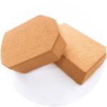 Prop 65 Octagonal Yoga Cork Blocks For Pilates Fitness Stretching OEM