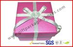Handmade Texture Paper Gift Packaging Boxes , Custom Rigid Board Cup Gift Box