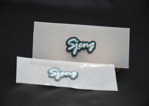 Quality Printed 3 Colour Logo Silicone Heat Transfer Labels For Clothing wholesale