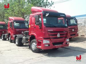 Quality HOWO 30-50T Towing Trailer New 4x2 420hp Heavy Duty Tractor Truck wholesale