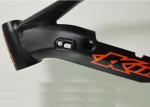 CX Mid Drive Electric Bike Frame Black Color Lightweight 148 X 12 Thru - Axle