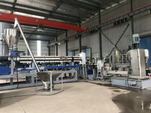 Quality Ldpe Plastic Pellet Making Machine , Pvc Plastic Recycling Equipment wholesale
