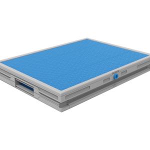 Quality Blue 300kg Loading Plastic Coaming Box Coreflute Collapsible Plastic Pallet Box wholesale