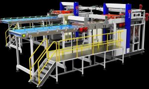 Quality PLC Industrial Full Cans Beverage Palletizer High Speed 15Kw 380V wholesale