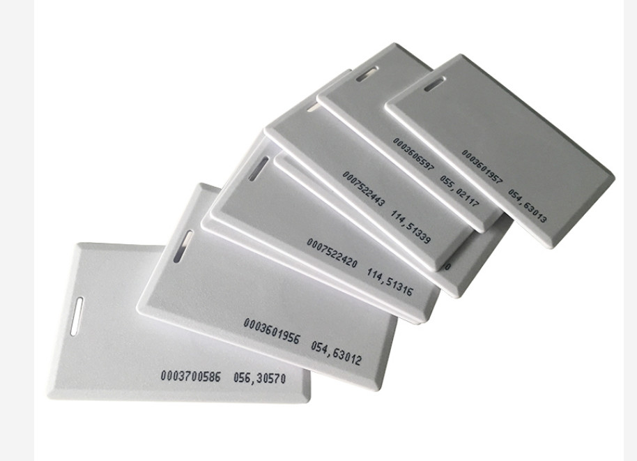 125khz RFID Hotel Room Key Cards With HID Clamshell Anti Scratch ATA5577 Chip