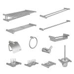 SUS304 13 Piece Bathroom Hardware Sets Wall Mounted Polished
