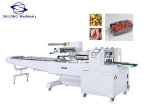 Quality OPP Strawberry Fruit Horizontal Form Fill Seal Machine HMI 80μM wholesale