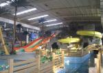 Rainbow Adult Swimming Pool Water Slides For Holiday Resort 2-14 Visitors
