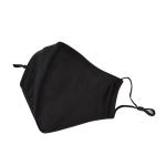 Custom Black PM2.5 Face Mask , Anti Dust Cotton Face Mask Non Irritating