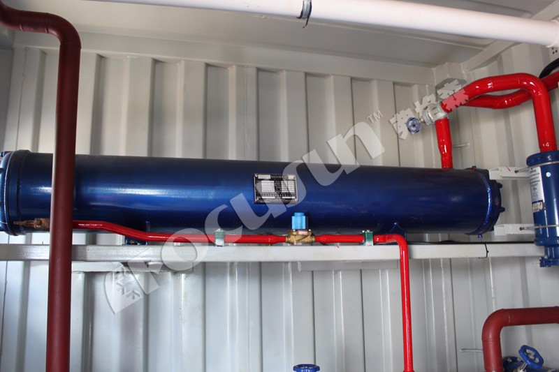 10 Ton Daily Capacity Containerized Direct Refrigeration Block Ice Machine
