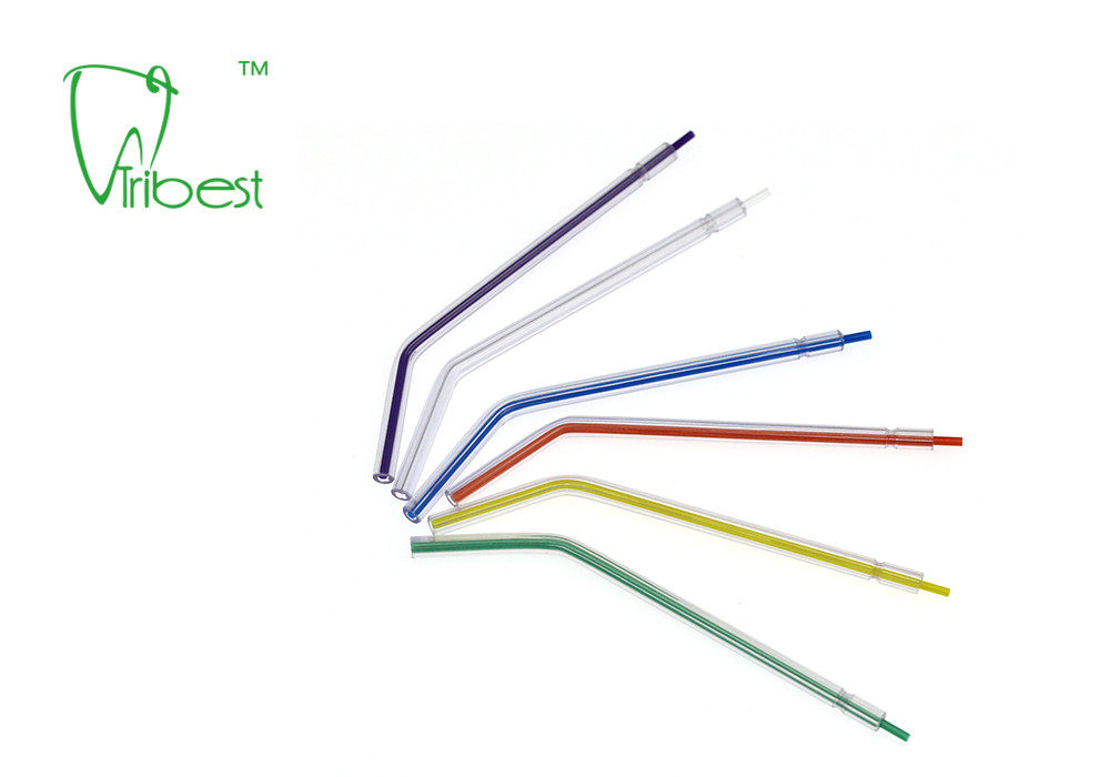 Medical Grade PVC Metal Nylon Air Water Syringe Tips Colorful Core