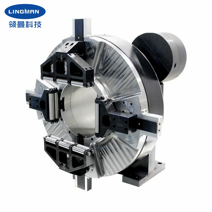 Efficiency Four Jaw Rotary Pneumatic Laser Chuck Manufacturers For Tube Cutter CNC Machine