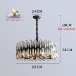 Living room chandeliers decoration round crystal lighting for Bedroom dining