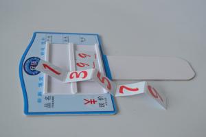 Quality Blue Supermarket Plastic Price Sign Board , Pvc Price Data Display wholesale