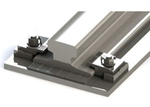 Quality Flexible Forged Steel Welded Crane Rail Clips Self Locking For Railway Track wholesale