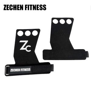 Quality Black Crossfit Hand Grips 3mm Suede Microfiber Leather Fitness Gloves Gymnastics wholesale