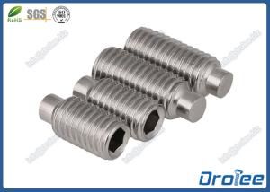 Quality A2/A4/304/316 Stainless Steel Headless Socket Set Screw with Dog Point wholesale