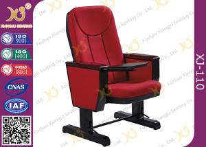 Quality 560mm Center Distance Fabric Cushion Padded Church Chairs For Meeting Room​ wholesale