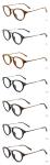 Vintage Acetate Glasses Frames Multicolor Eyewear Frame Stock MR 5028