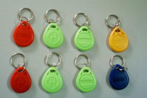 Quality TOPAZ512 chip RFID keychain / NFC large-capacity chip key ring wholesale