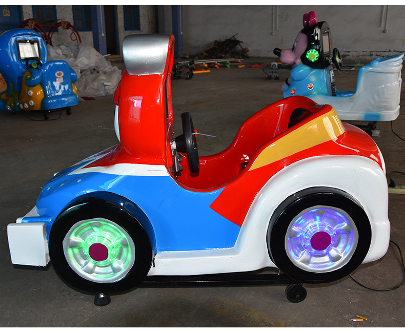 Arcade Car Kiddie Ride , Coin Operated Car Ride W80*D124*H128CM For Kids