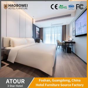 Quality Three Guarantees Within 2 Years Hotel Standard King Size Bedroom Set Wooden Furniture wholesale