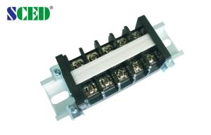 Quality 600V 30A 12.00mm PCB Rail Mounted Terminal Blocks Connectors , Any Poles Available wholesale
