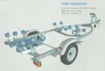 Custom Aluminum Alloy Single SHAFT Boat Trailers For RIB-520 Boat 4.75*1.73m