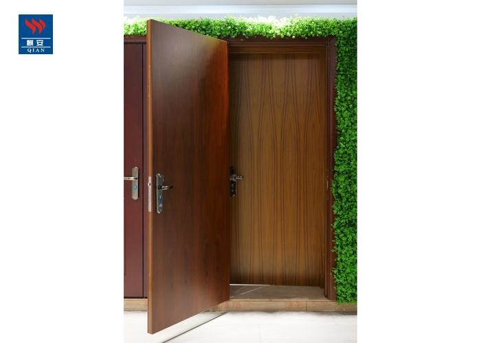 Chinese Manufacturer Fire Rated Fire Emergency Exit Entrance Interior Exterior Security Wood Door