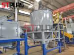 Gas Steam Hot Water Washing Machine For PET Flake Washing Line 500-1000kg/h