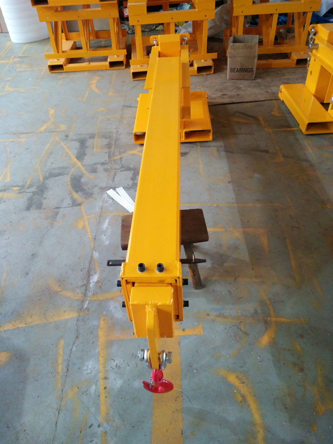 Appliance Forklift Attachment Telescopic Fork Mounted Crane Jib Boom