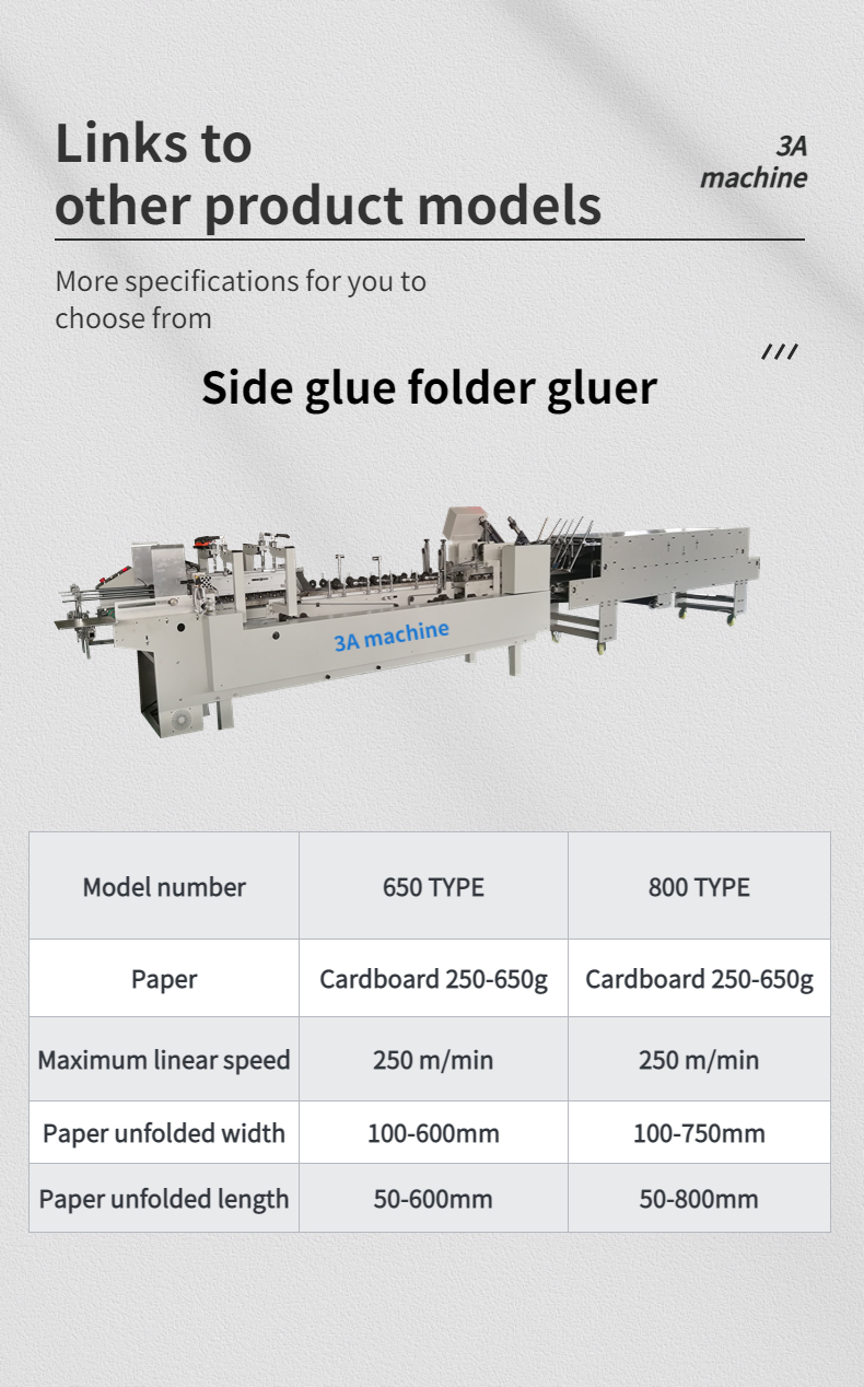 CQT900YG-2 Pre-Folded Bottom Lock Packaging Box Making Machine for High Productivity