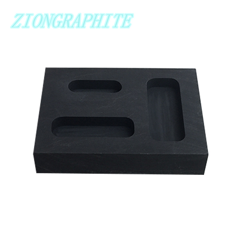 Long Service Time Black Graphite Tank Furnace Jewelry Casting Mold Crucible Melting Tool Ingot Mold