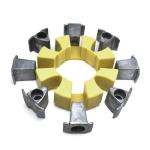 Hydraulic Pump 50H Excavator Spare Parts Coupling Machine Rubber Parts With