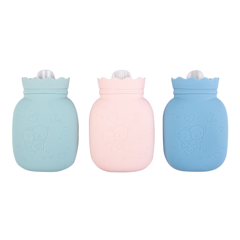2 Liter Soft Hot Water Bottle Bag With Red Screw Cap For Pain Relief Neck And Shoulders Feet Warmer Menstrual Cramps