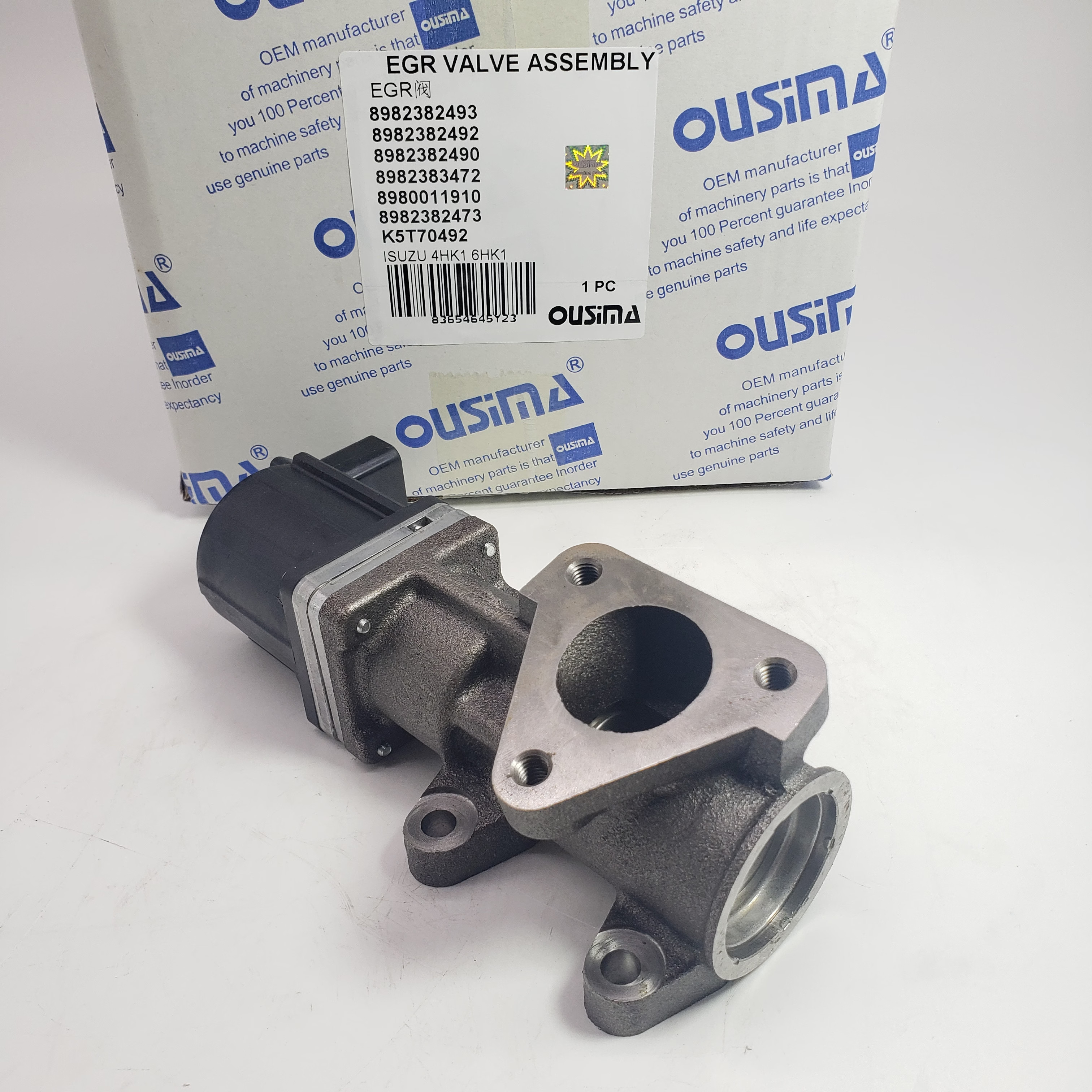 EGR Valve 8982382493 8982382492 8982382490 8982383472 8980011910 8982382473 K5T70492 For ISUZU 4HK1 6HK1