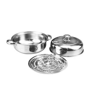 Quality Home Kitchen Non Stick Cookware Set Steamer Stainless Steel 410 wholesale