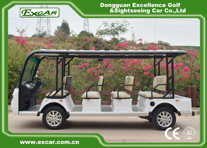 Multi - Purpose Electric Sightseeing Bus Black 11 And 3 Seater