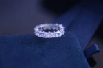 Emerald Sterling Silver Custom Jewelry Square Diamond Rings