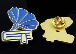 Quality Zinc paint badges special-shaped music trumpet brooch pin school badges Yiwu gift logo wholesale